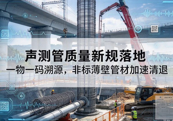 福田声测管质量新规落地，一物一码溯源，非标薄壁管材加速清退